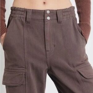 PacSun Brown Cargo Pants Relaxed Fit